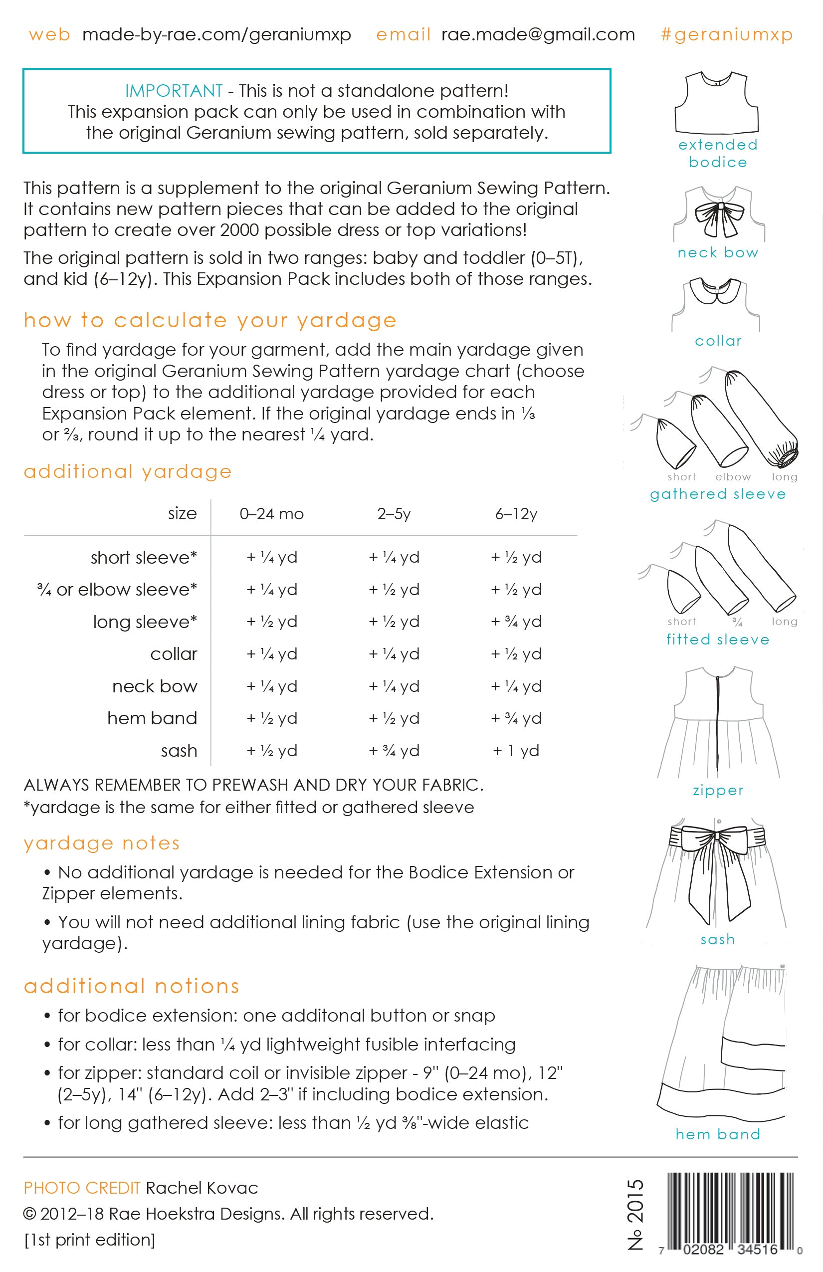 GERANIUM EXPANSION PACK • Made By Rae Independent Patterns • Indie ...