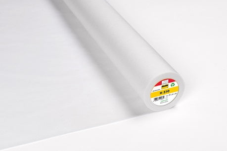 VILENE FUSIBLE NON-WOVEN INTERFACING • 100% RECYCLED • MEDIUM (H310) • White $13.95/metre