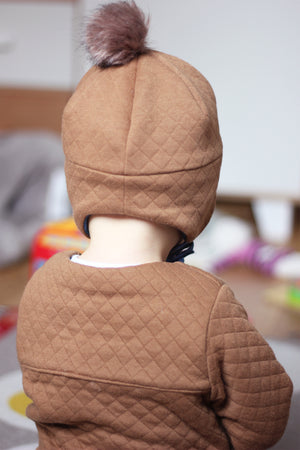 HUGO Sweatshirt & Hat Set - Baby 6M/4Y • Pattern