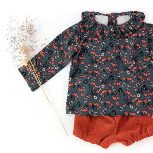 ELECTRE Frilled Collar Blouse - Baby 1M/4Y • Pattern