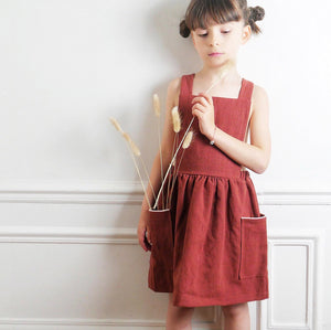 MILANO Kids Apron Dress - Kids 3Y/12Y • Pattern