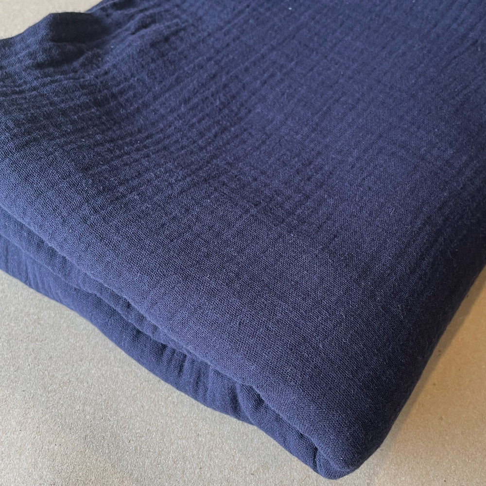 COTTON DOUBLE GAUZE •  Nuit SALE $32/per metre