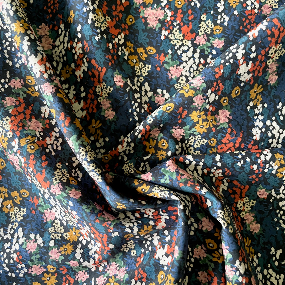 COTTON MARLIE-CARE LAWN • FLORAL RIVER • $36.00/metre