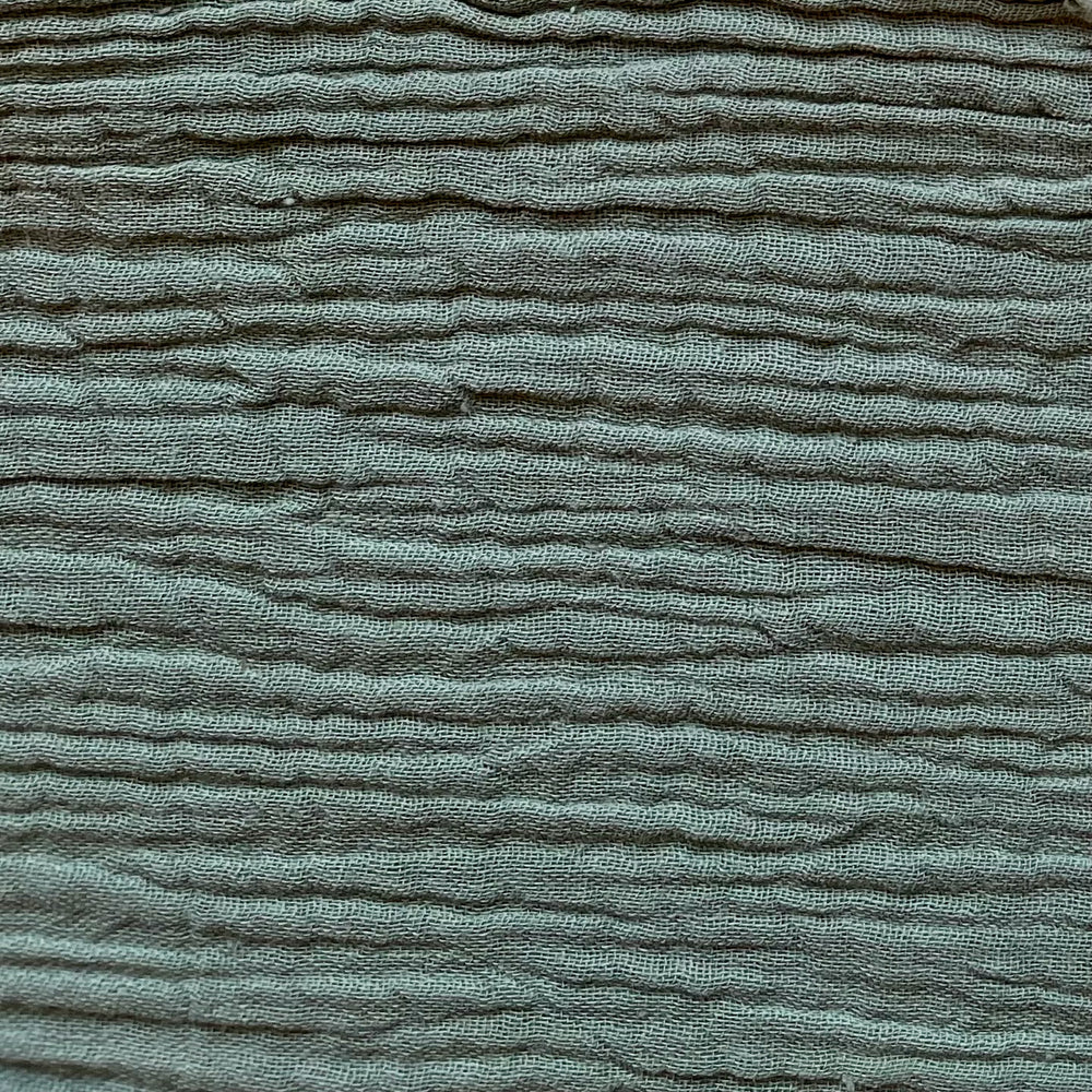 COTTON DOUBLE GAUZE •  Kaki SALE $32/per metre