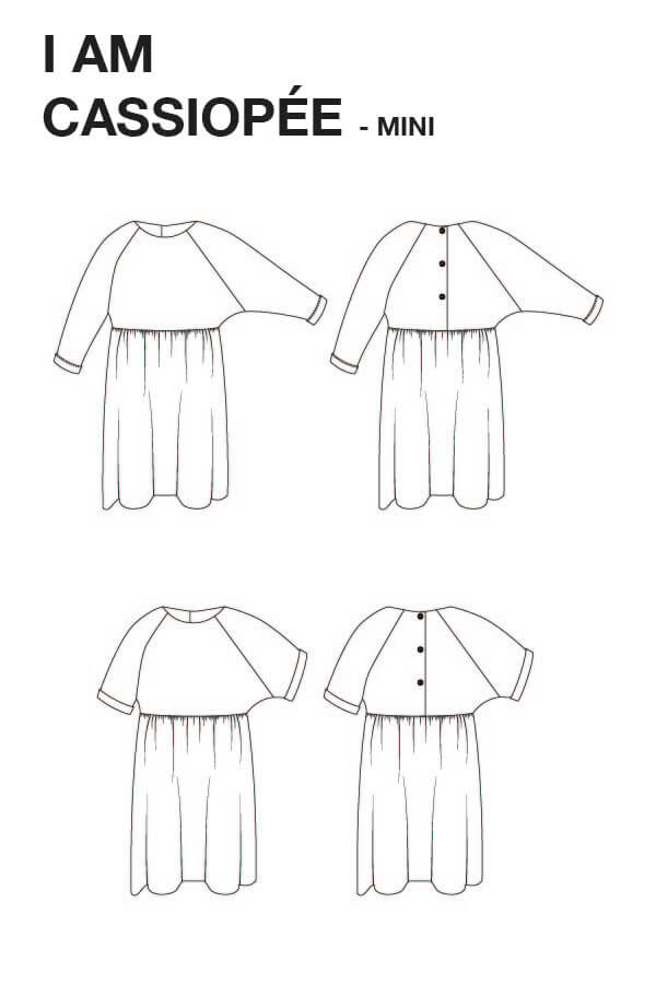 CASSIOPÉE DRESS MINI • KIDS • Pattern