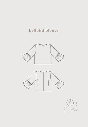 
                
                    Load image into Gallery viewer, BELLBIRD BLOUSE • Pattern
                
            