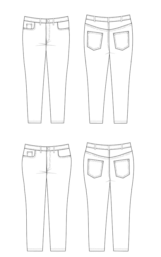 AMES JEANS • Pattern