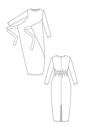 KIELO WRAP DRESS & JUMPSUIT • PDF Pattern