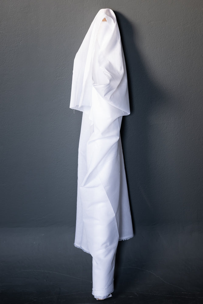 ORGANIC COTTON VOILE • White $17.00/metre