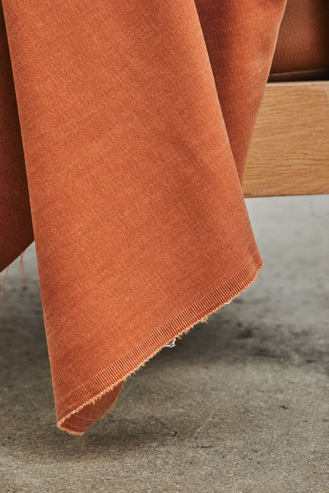 SERA WEIGHTY COTTON BLEND • Rust $58.00/metre