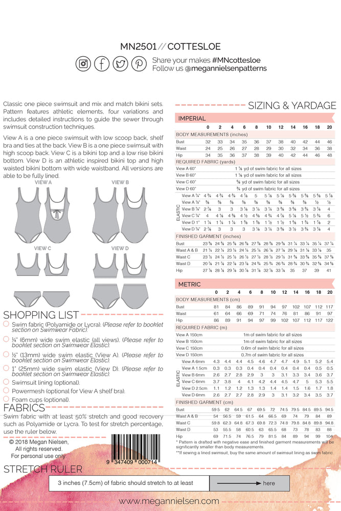 COTTESLOE SWIMSUIT & BIKINI SET • Pattern