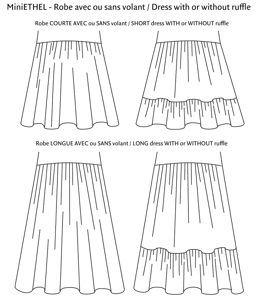 MINI ETHEL BLOUSE & DRESS • KIDS • Pattern