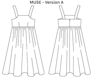 
                
                    Load image into Gallery viewer, MUSE TOP &amp;amp; DRESS • Pattern
                
            