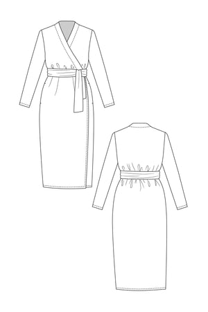 OLIVIA WRAP DRESS • PDF Pattern