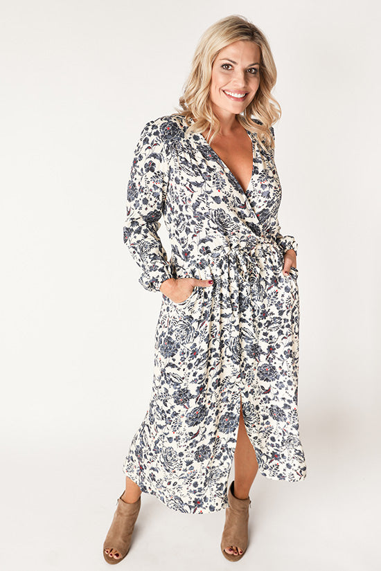 
                
                    Load image into Gallery viewer, ORCHID MIDI DRESS • Pattern
                
            