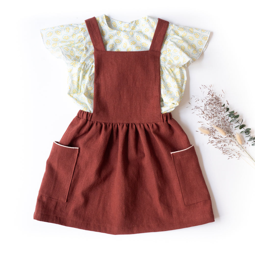 MILANO Kids Apron Dress - Kids 3Y/12Y • Pattern