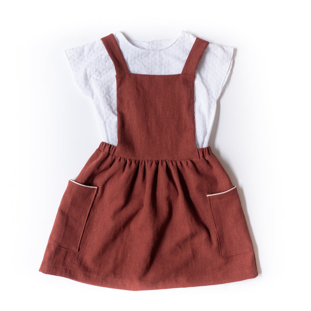 MILANO Kids Apron Dress - Kids 3Y/12Y • Pattern