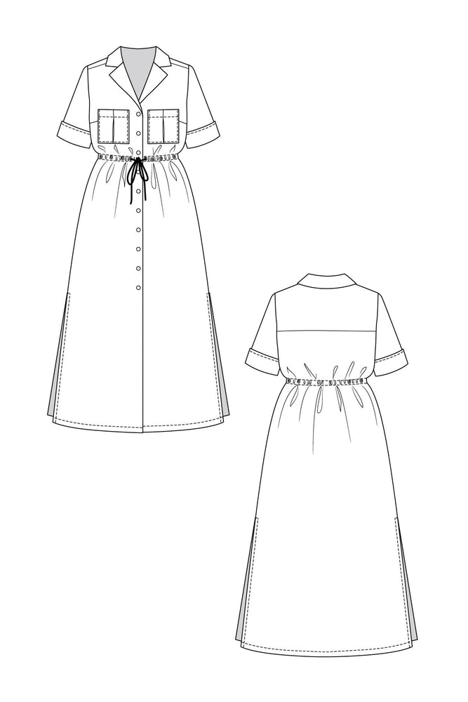 REETA SHIRT DRESS • PDF Pattern