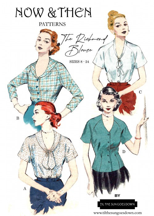 
                
                    Load image into Gallery viewer, THE RICHMOND BLOUSE  • Pattern
                
            
