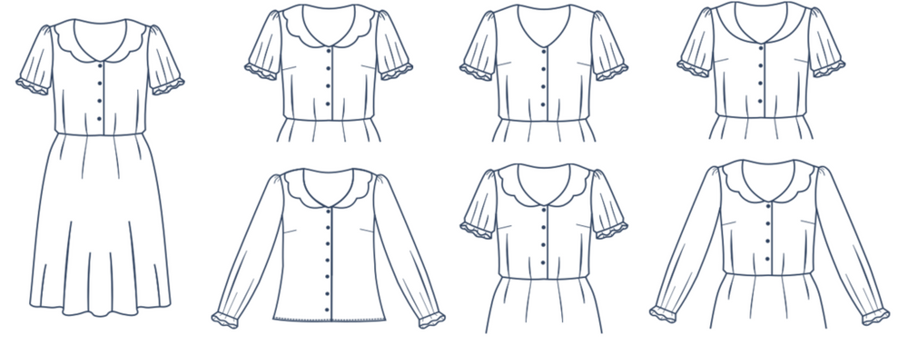 💫COMÈTE Blouse & Dress • Pattern