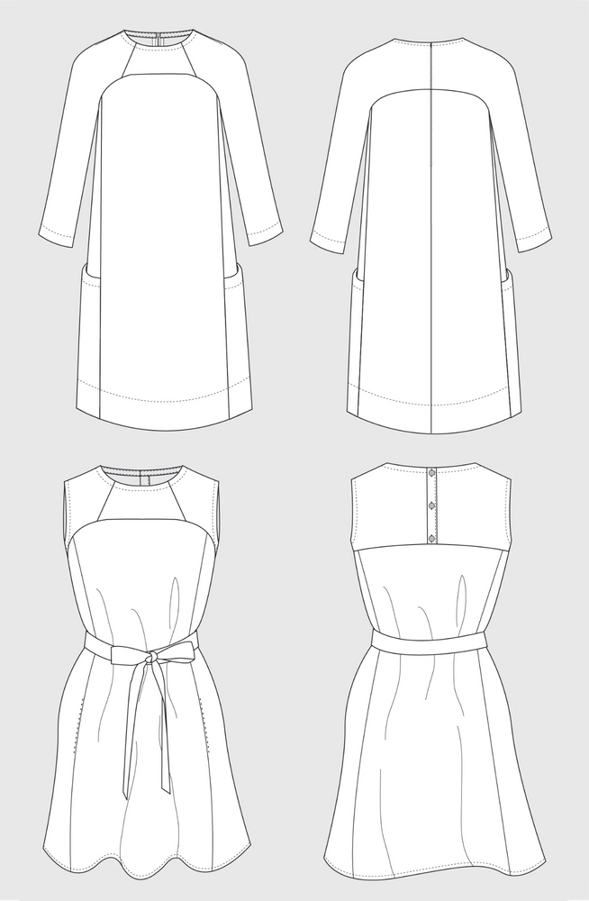 THE RUSHCUTTER DRESS • Pattern