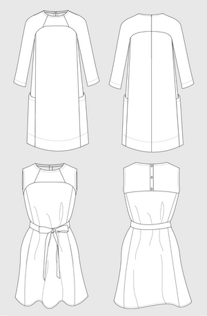THE RUSHCUTTER DRESS • Pattern