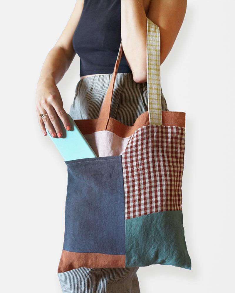 STASH POCKET TOTE • PDF Pattern