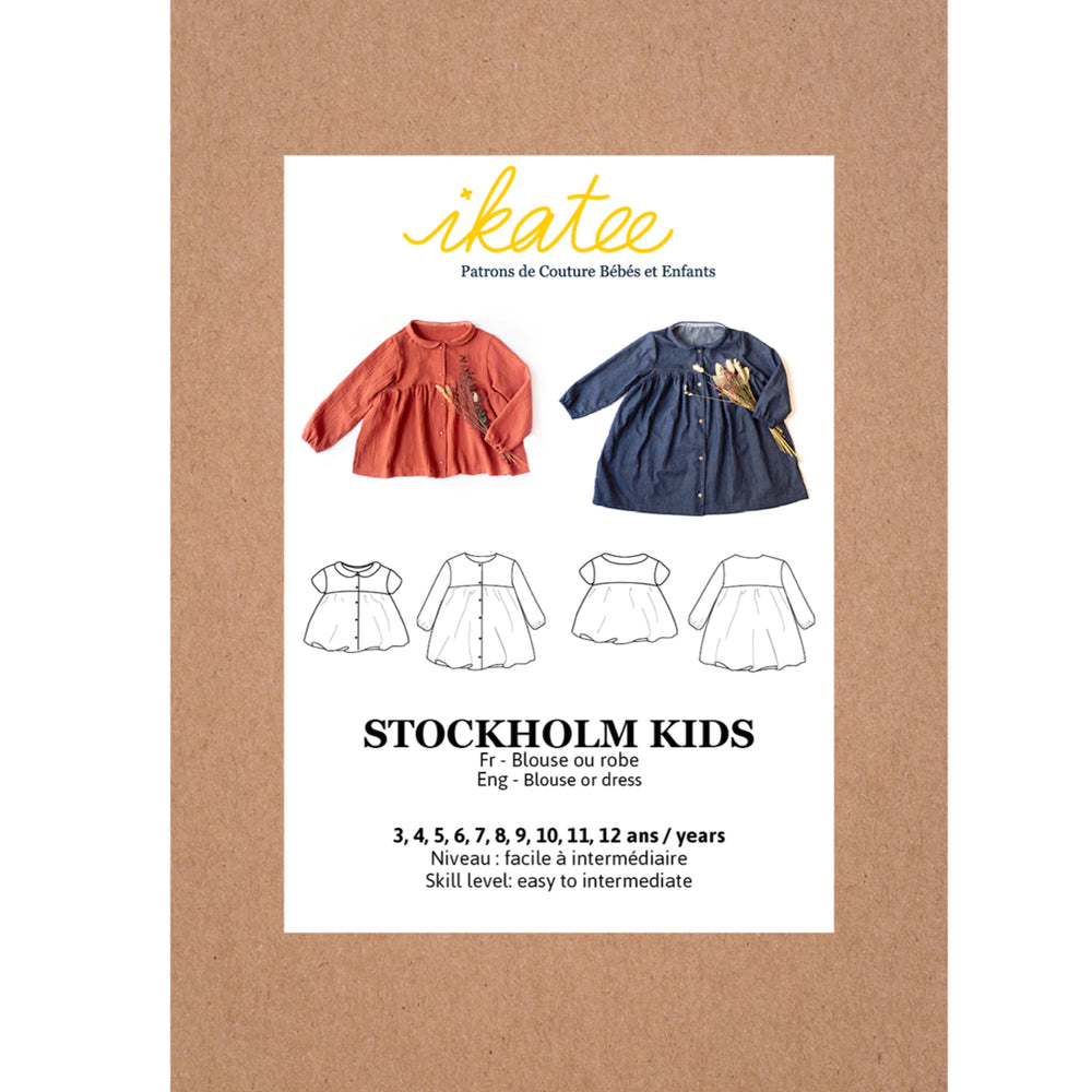 STOCKHOLM Blouse & Dress - Kids 3Y/12Y • Pattern