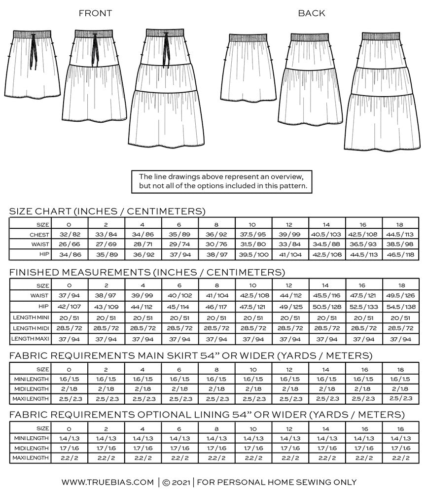 MAVE SKIRT • Pattern