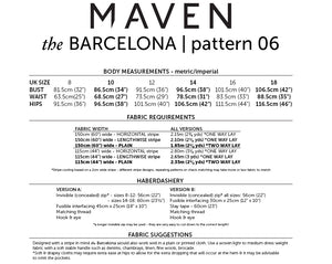 THE BARCELONA DRESS • Pattern