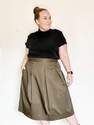 THREE PLEAT SKIRT • Pattern