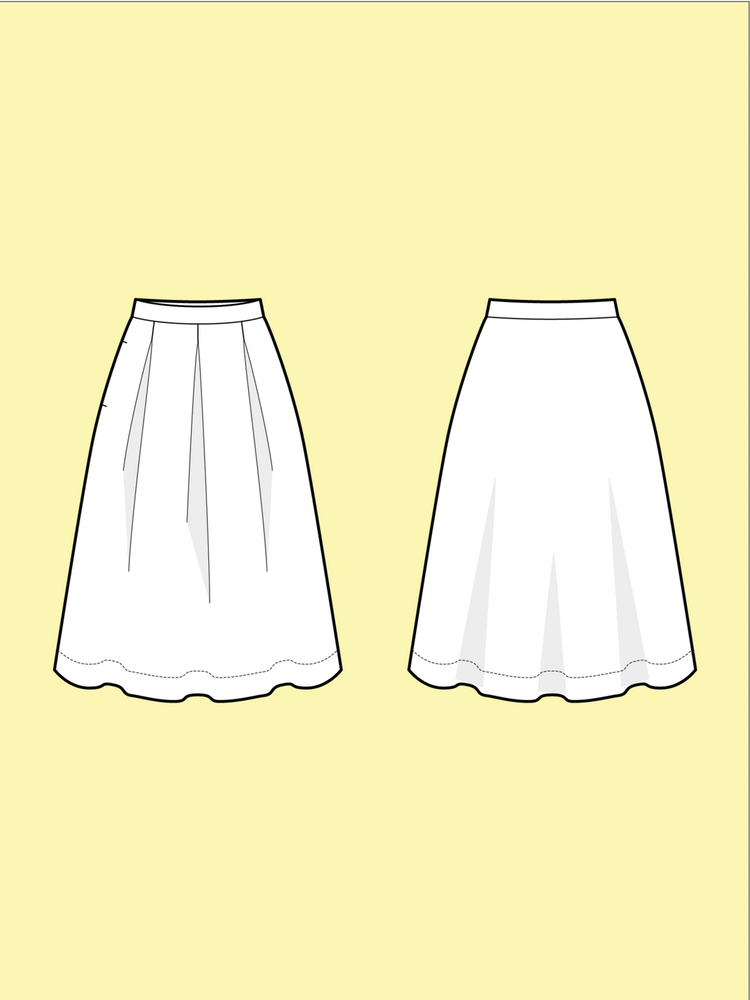 THREE PLEAT SKIRT • Pattern