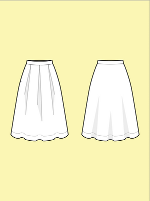 THREE PLEAT SKIRT • Pattern