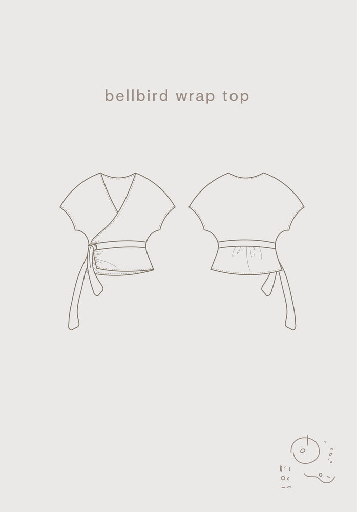 BELLBIRD WRAP DRESS & TOP • Pattern