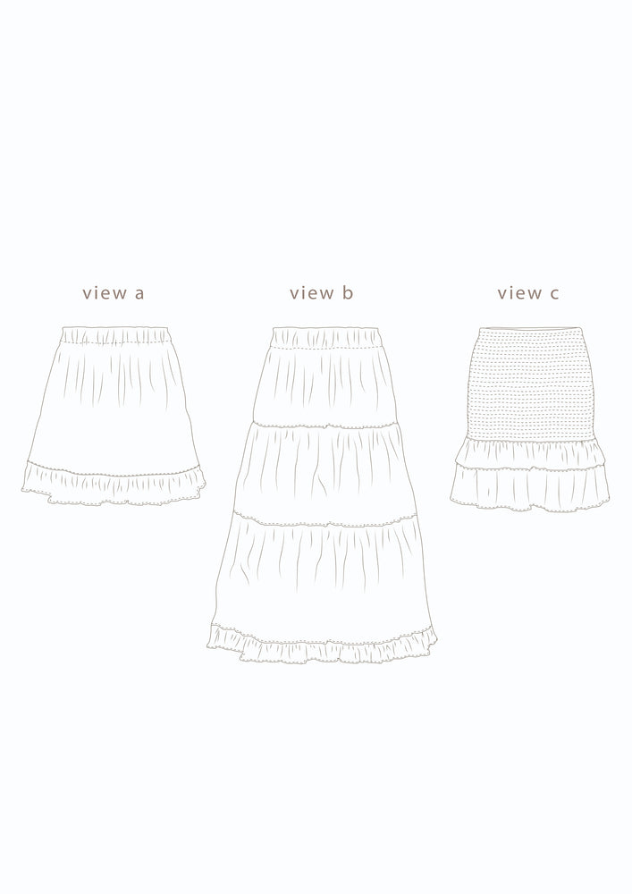 FAWN SKIRT SET • Pattern