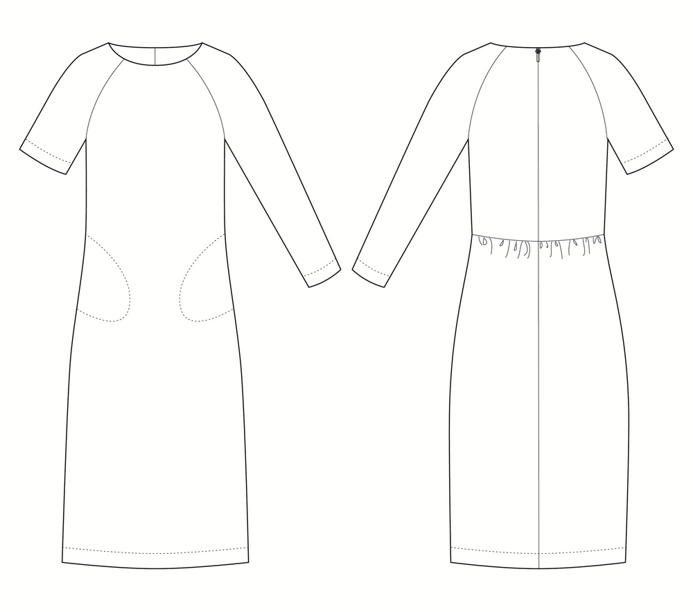 THE GATHERED DRESS • Pattern
