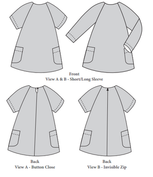 THE RAGLAN DRESS • Kids • Pattern