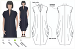 TONI DESIGNER DRESS • Pattern