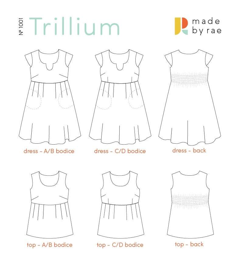 TRILLIUM DRESS & TOP • Pattern