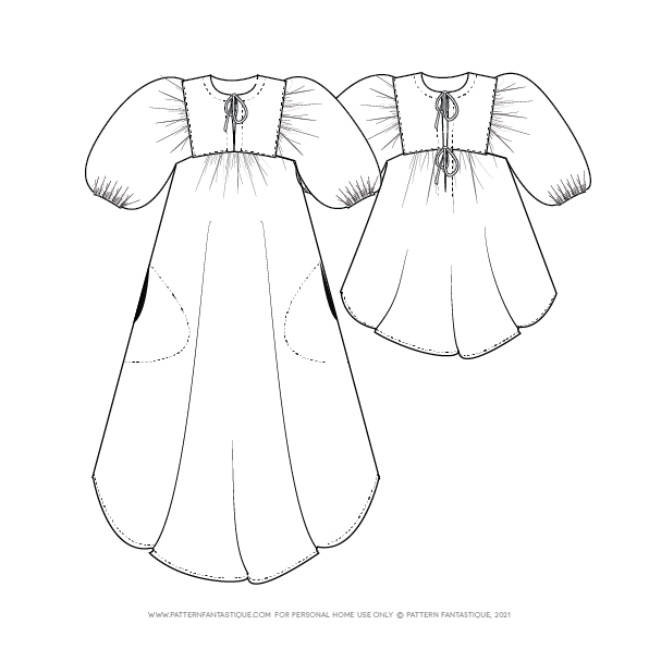 VALI TOP & DRESS • Pattern
