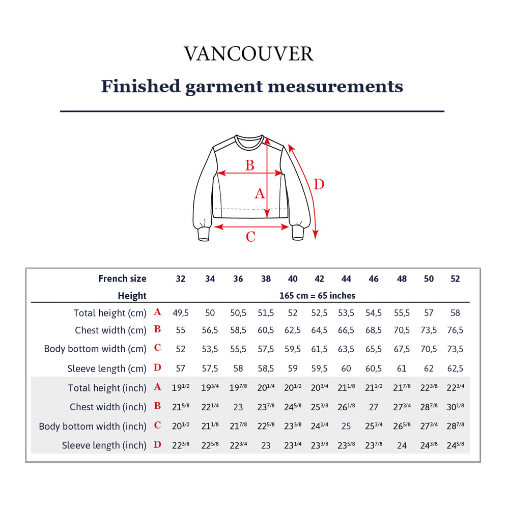 VANCOUVER Sweatshirt • Pattern