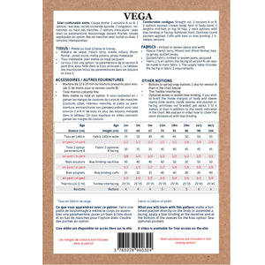 VEGA Cardigan - Baby 1M/4Y • Pattern
