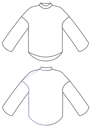 MOLLY MOCK NECK • PDF Pattern