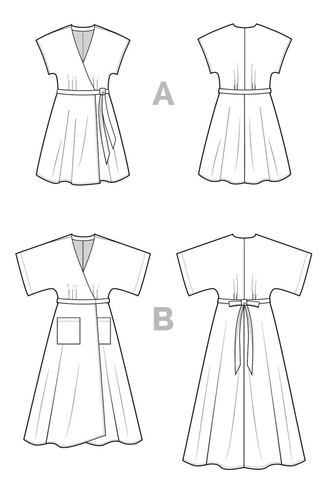 ELODIE WRAP DRESS • Pattern