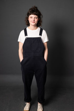 ORGANIC COTTON TWILL 410gsm • Painter's Navy • Remnant 240cm