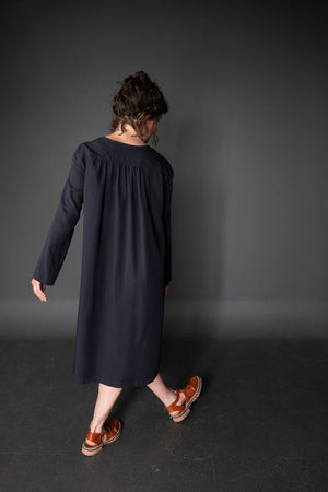 TENCEL™ LYOCELL/LINEN  • Voyage Navy • Remnant 140cm