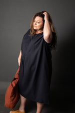 TENCEL™ LYOCELL/LINEN  • Voyage Navy • Remnant 140cm