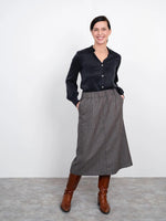 A-LINE MIDI SKIRT • Pattern