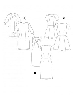 
                
                    Load image into Gallery viewer, ALDAIA DRESS • Pattern
                
            