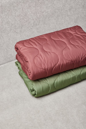 THELMA THERMAL QUILT • WAVE • Olive $55.00/metre